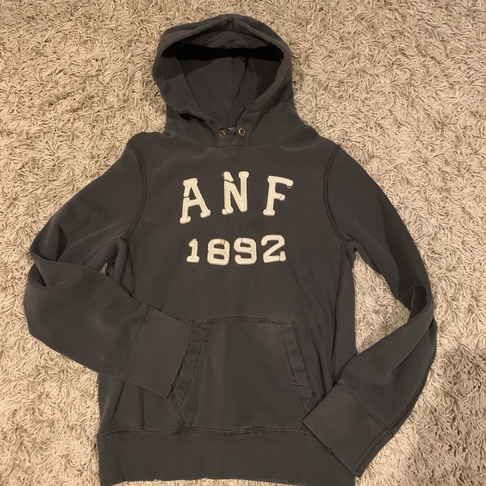 Men's Abercrombie & Fitch Grey Hoodie